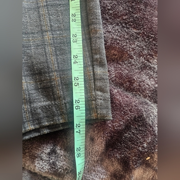 Max Studio XL Gray Plaid Stretch Pull-On Pants Office Career Trousers - Picture 8 of 8